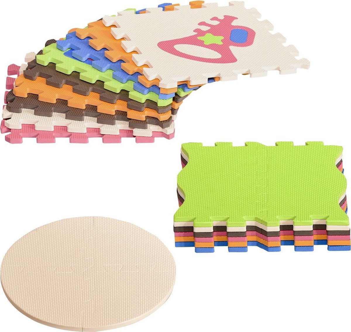 Puzzelmat - Speelmat - Kruipmat - Baby - kinderen - EVA Foam - Muziekinstrumenten