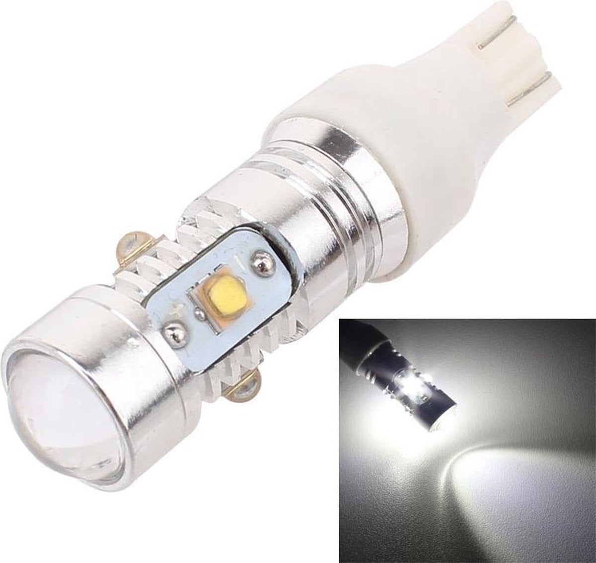 T15 25W 1250LM 6500K Wit licht 5 XT-E LED-auto mistlicht