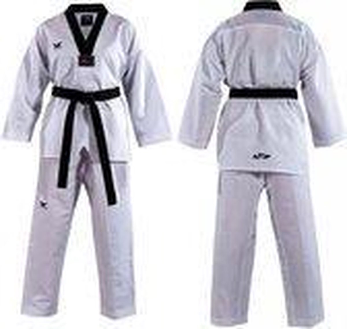 Tusah WT Easy Fit Fighter Dobok Zwart 150cm
