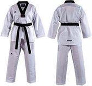 Tusah WT Easy Fit Fighter Dobok Zwart 150cm