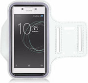 Sony Xperia L1 Sportband Hardloop armband Wit