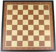 Abbey Game Schaakbord met Rand - Deluxe - Bruin