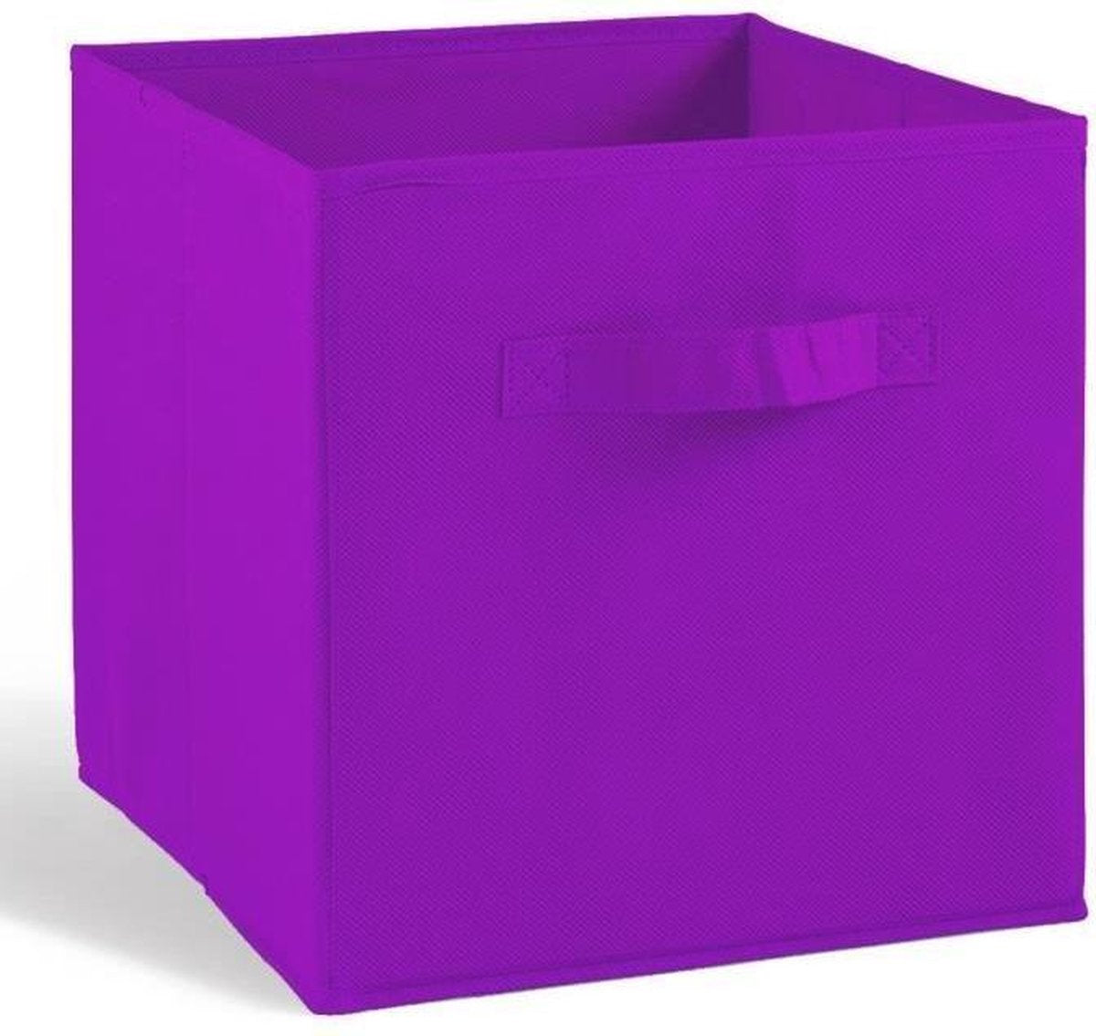 COMPO Opberglade - Stof - 27 x 27 x 28 cm - Paars