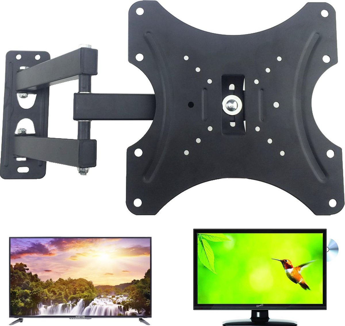 Lifest TV Muurbeugel - 14 tot 42 Inch - incl. Waterpas - tot 30kg
