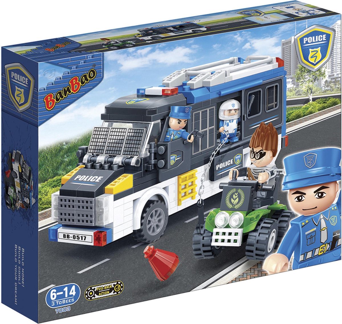 BanBao Politie Politiebusje - 7003