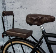 Bagagedrager-kussen Ohmiomine Leather Look Chocolade Bruin 016