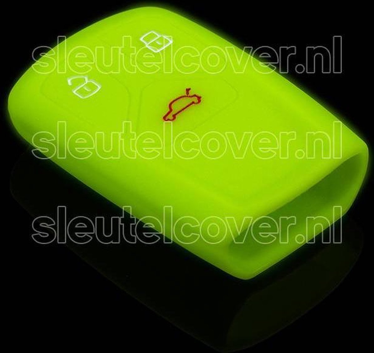Audi SleutelCover - Glow in the dark / Silicone sleutelhoesje / beschermhoesje autosleutel