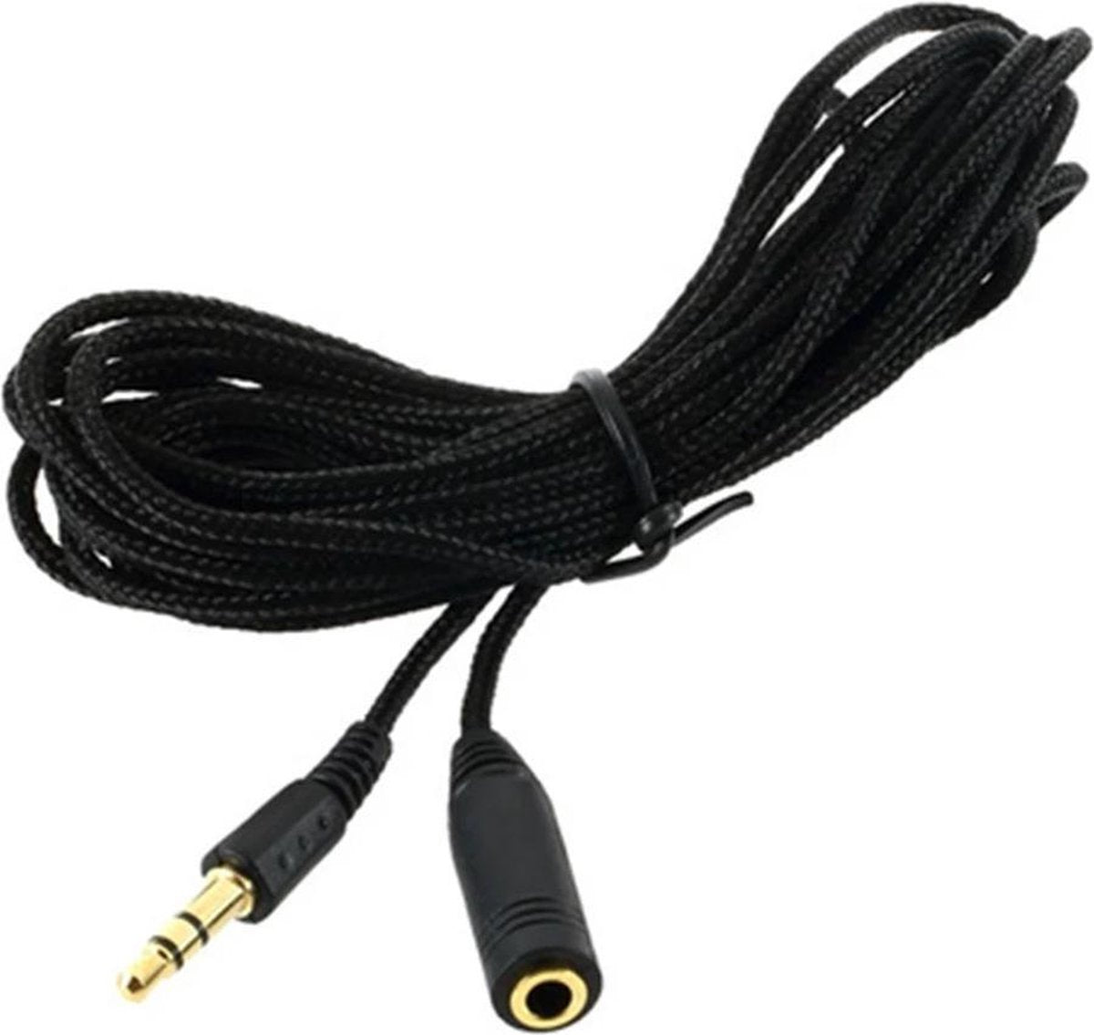 LOUZIR Audio Verlengkabel XL- 3.5 mm aux naar aux female - converter adapter