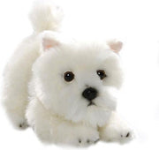 Bicolini Knuffelhond Liggende Westie Pup Wit 29 Cm