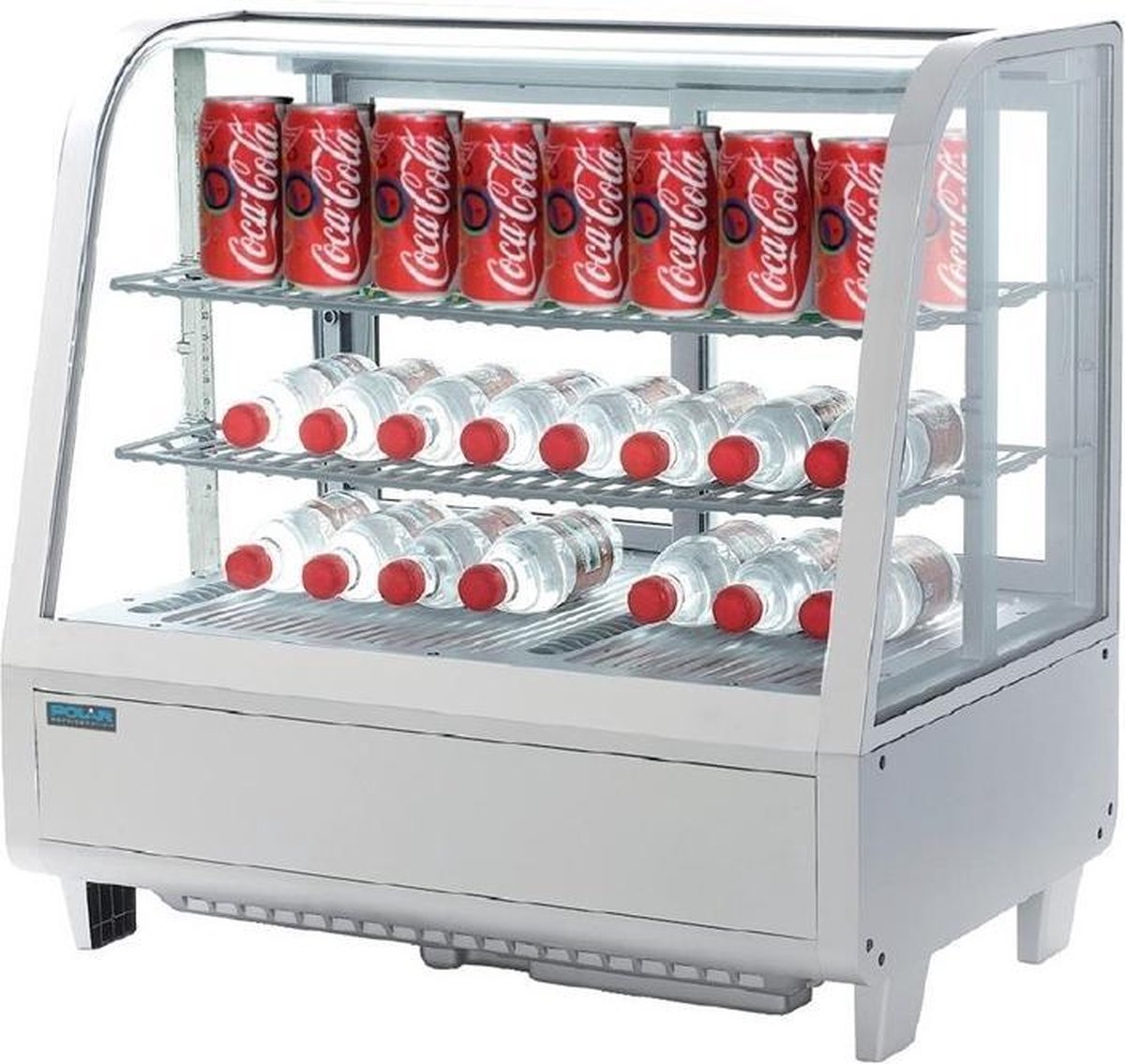Polar Gekoelde vitrine 100ltr wit