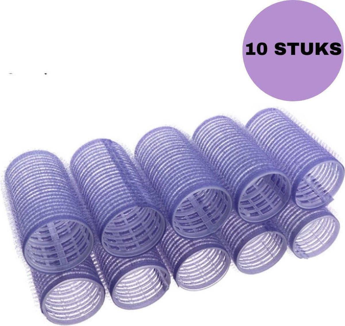 Professionele Haarkrulset 10-delig - Heatless Curls Krulspelden - Watergolf Haarrollers - Kleefrollers