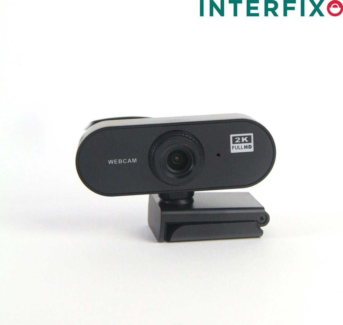 2K Webcam Voor PC  - Mac via USB | Geschikt Voor Windows & Apple | Full HD | Camera | 1080p | TV | webcam Cover |