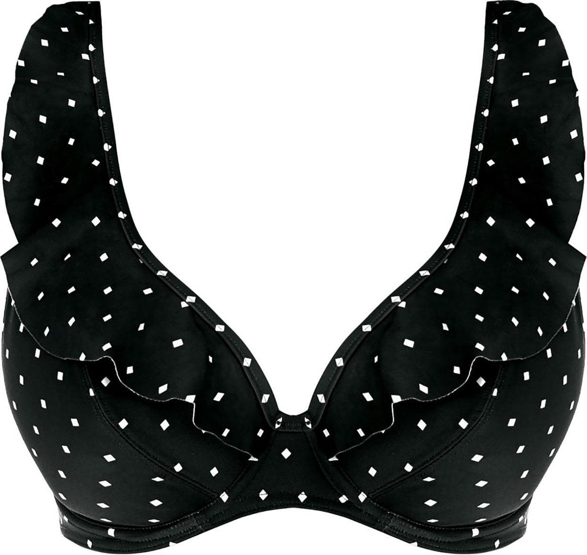 Jewel cove high apex bikini top - Maat 65E