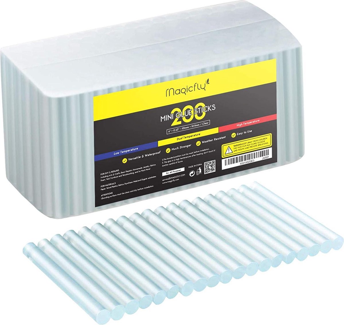 LIJMPATRENEN 11 MM - ZINAPS PAK VAN 200 lijmsticks