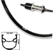 KGS ACHTERWIEL SHIMANO NEXAVE 28 STRATOS ZW/ZIL 7 SPEED ROLLERBRAKE