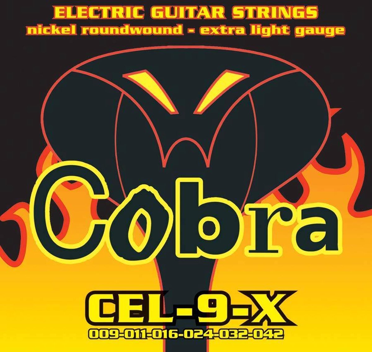 CEL-9-X |Cobra snarenset elektrische gitaar