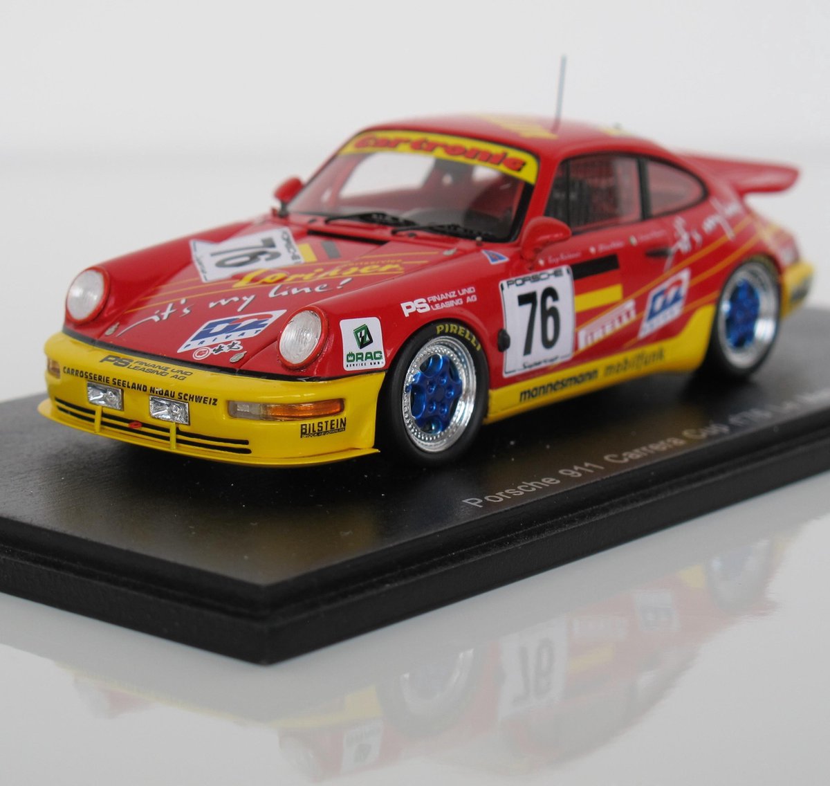 Spark 1:43 Porsche 911 Carrera Cup n°76 Le Mans 1993