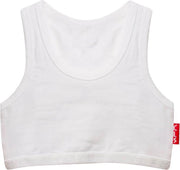 Claesen's Meisjes Crop Top - White - Maat 128-134