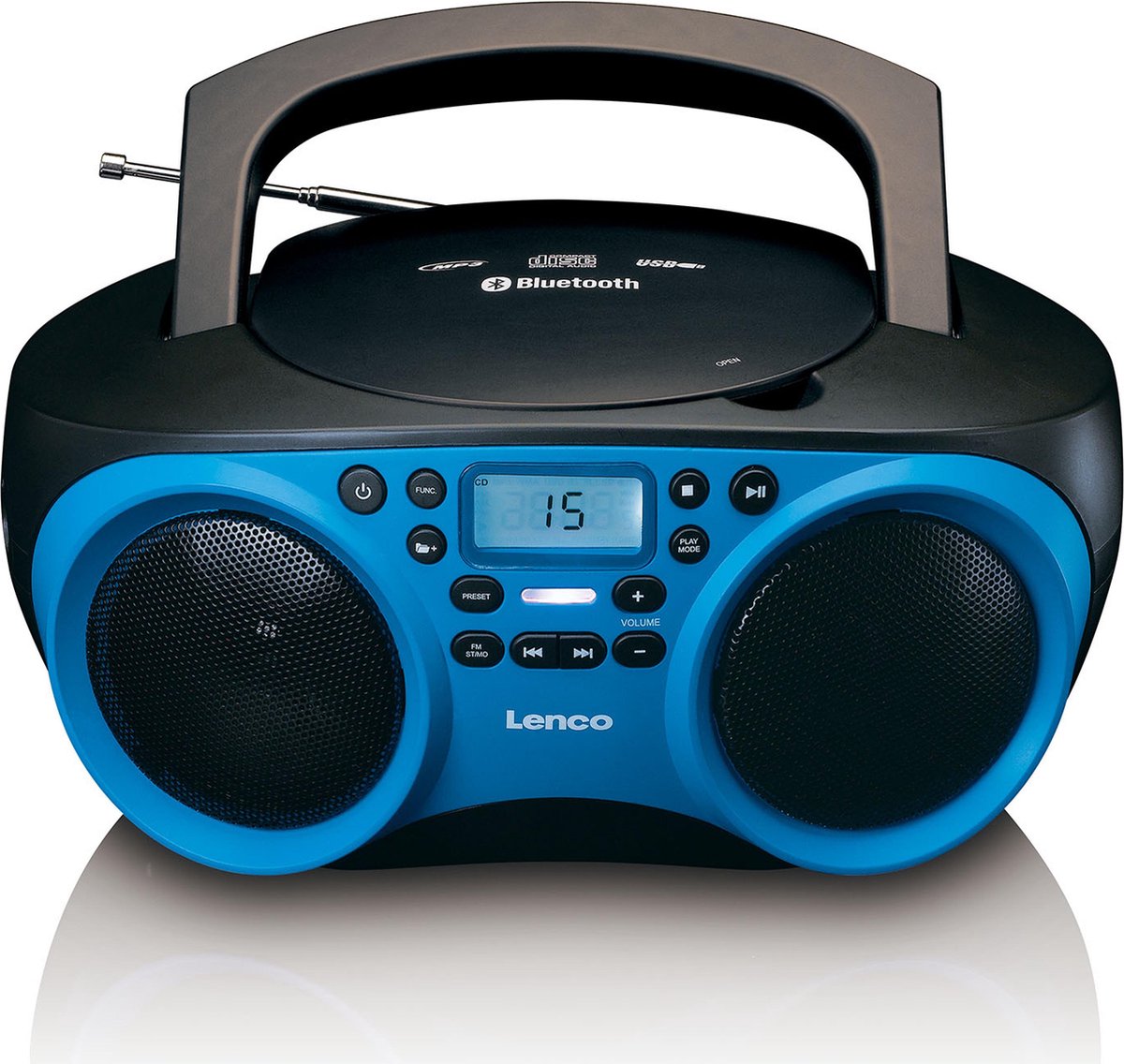 Lenco SCD-501BU - Radio CD-speler met Bluetooth