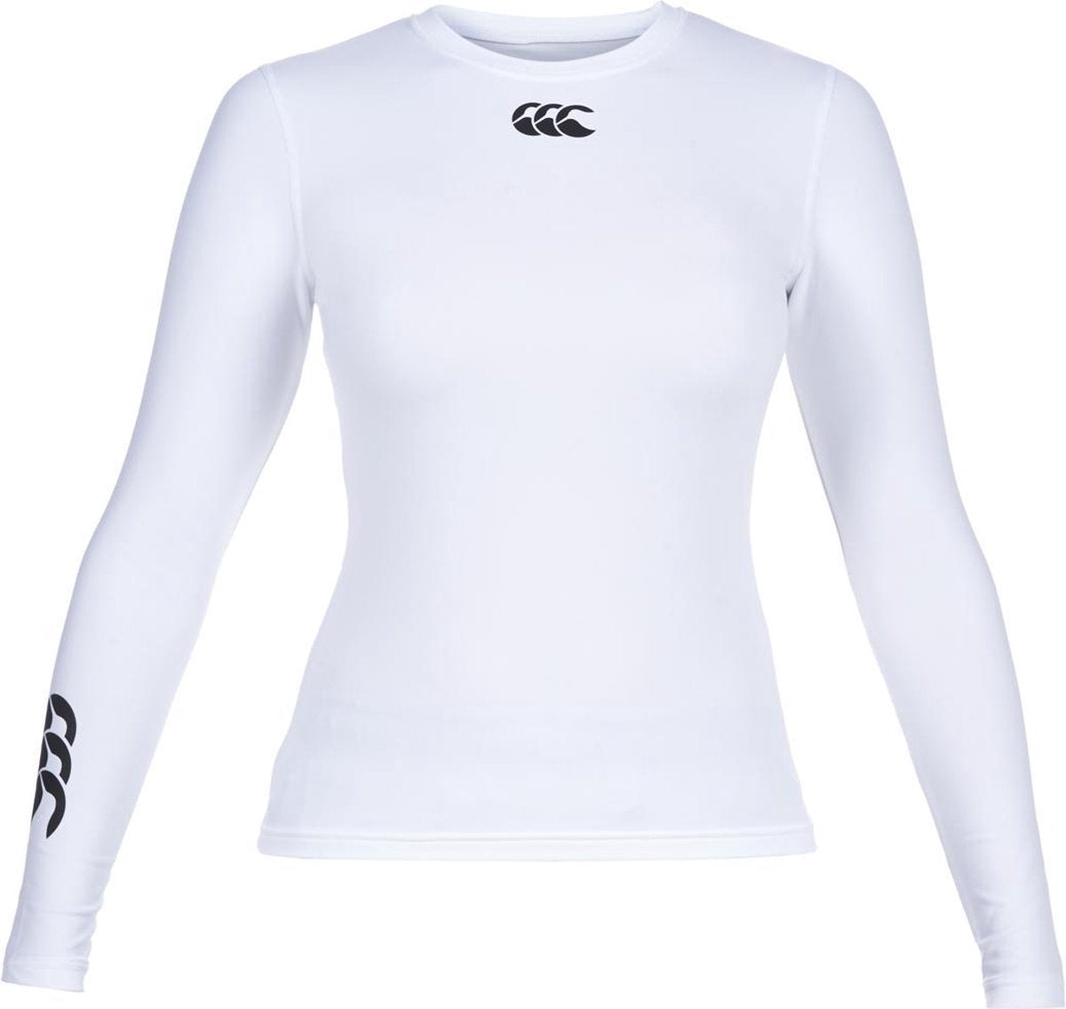 Canterbury Cold Longsleeve Top Womens - Thermoshirt - Dames - Wit - Maat XS