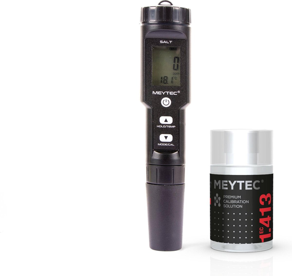 Zoutmeter GT-200S - (EC/TDS/ZOUT) incl. premium kalibratievloeistof voor zwembad