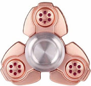 Luxe metalen fidget spinner brons (zware kwaliteit)