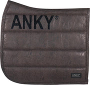Anky Zadeldek  Limited Edition Suede Glitter - Dark Grey - dressuur Full