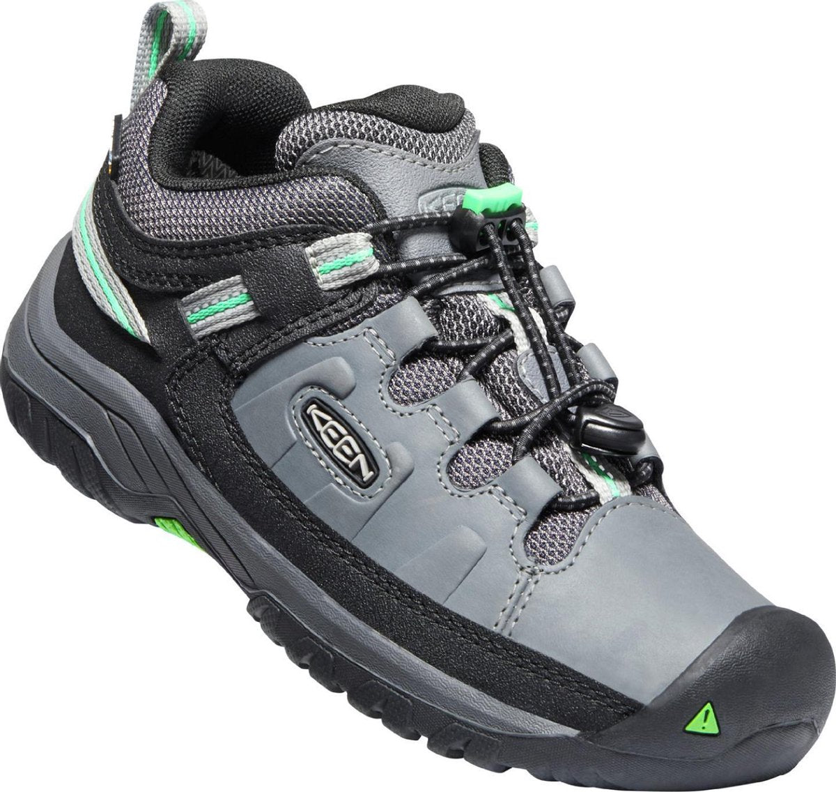 KEEN Targhee Low Wp Steel Grey/Irish Green Wandelschoenen Kids - Maat 3