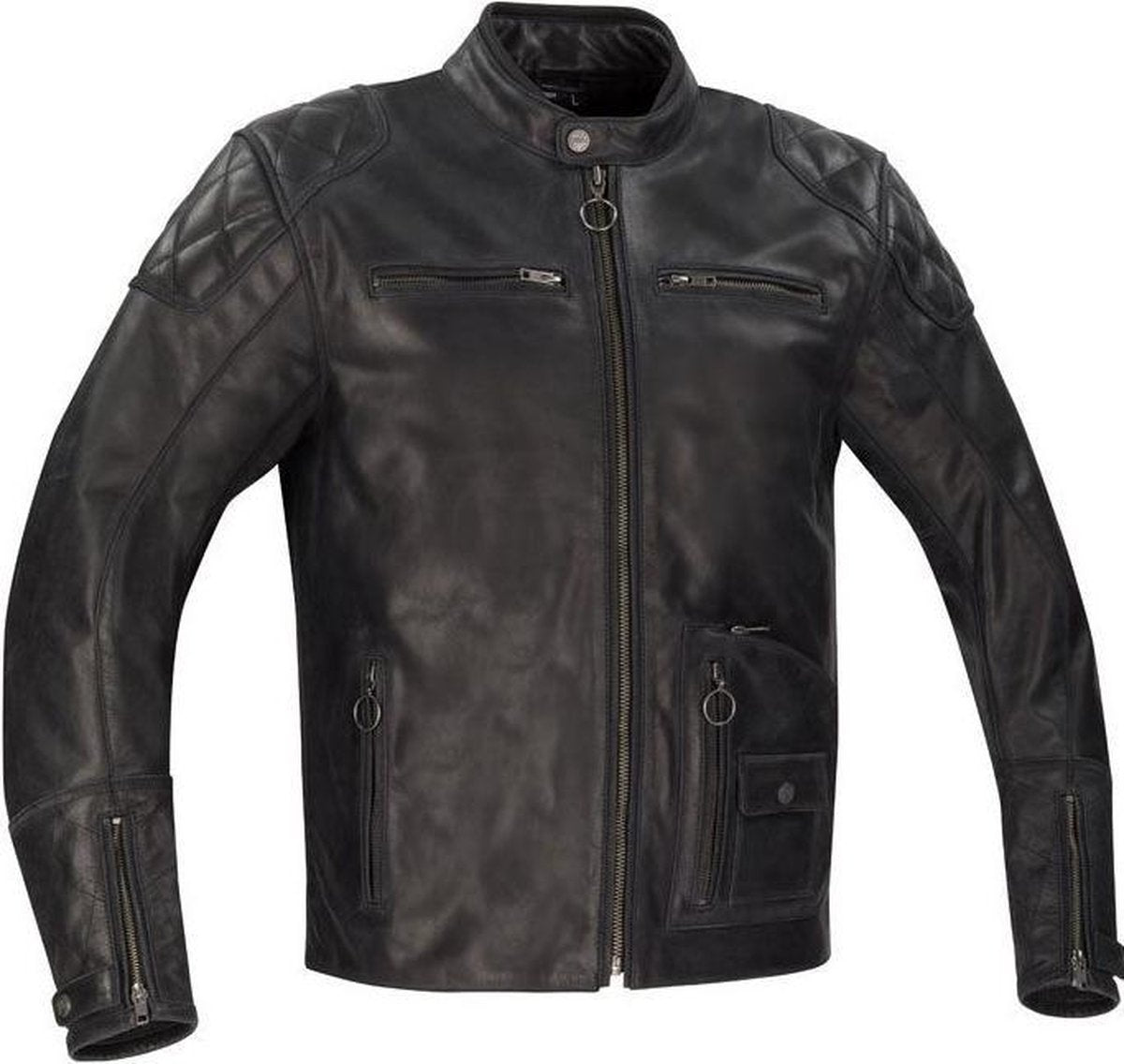 Segura Madisson Black Leather Motorcycle Jacket L