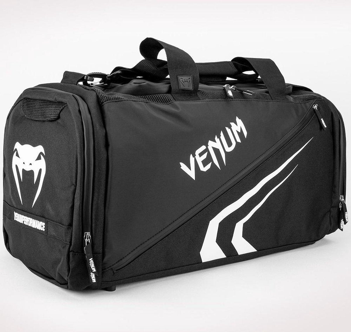 Venum Trainer Lite EVO Sporttas Zwart Wit Venum Sporttas Trainer Lite EVO