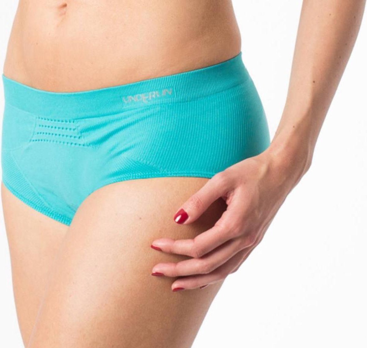 Underun - Hardlopen - Sportondergoed - Hardloopondergoed - Sportonderbroek - Vrouw Slip - Turquoise - S