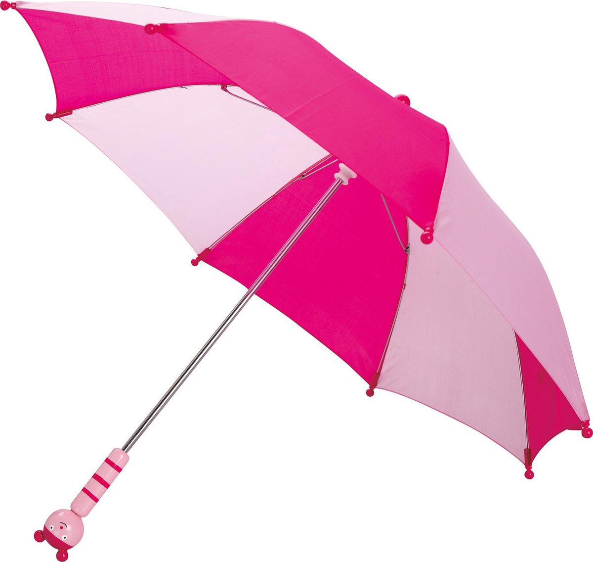 Bino Kinderparaplu Junior 38 Cm Polyester Roze