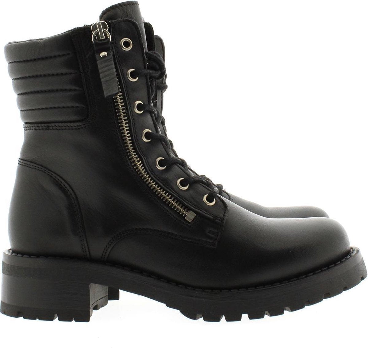 Creator B1887 veter boots zwart