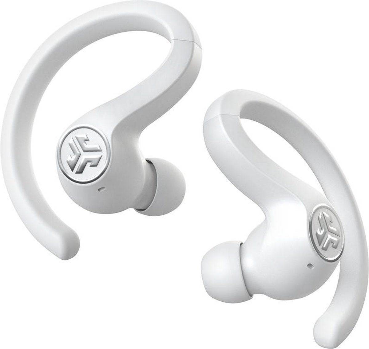 JLab JBuds Air Sport Draadloze Oordopjes - Zweetbestendig - Oplaadcase - Wit