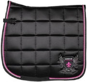 Zadeldek Glossy zwart pony ressuur