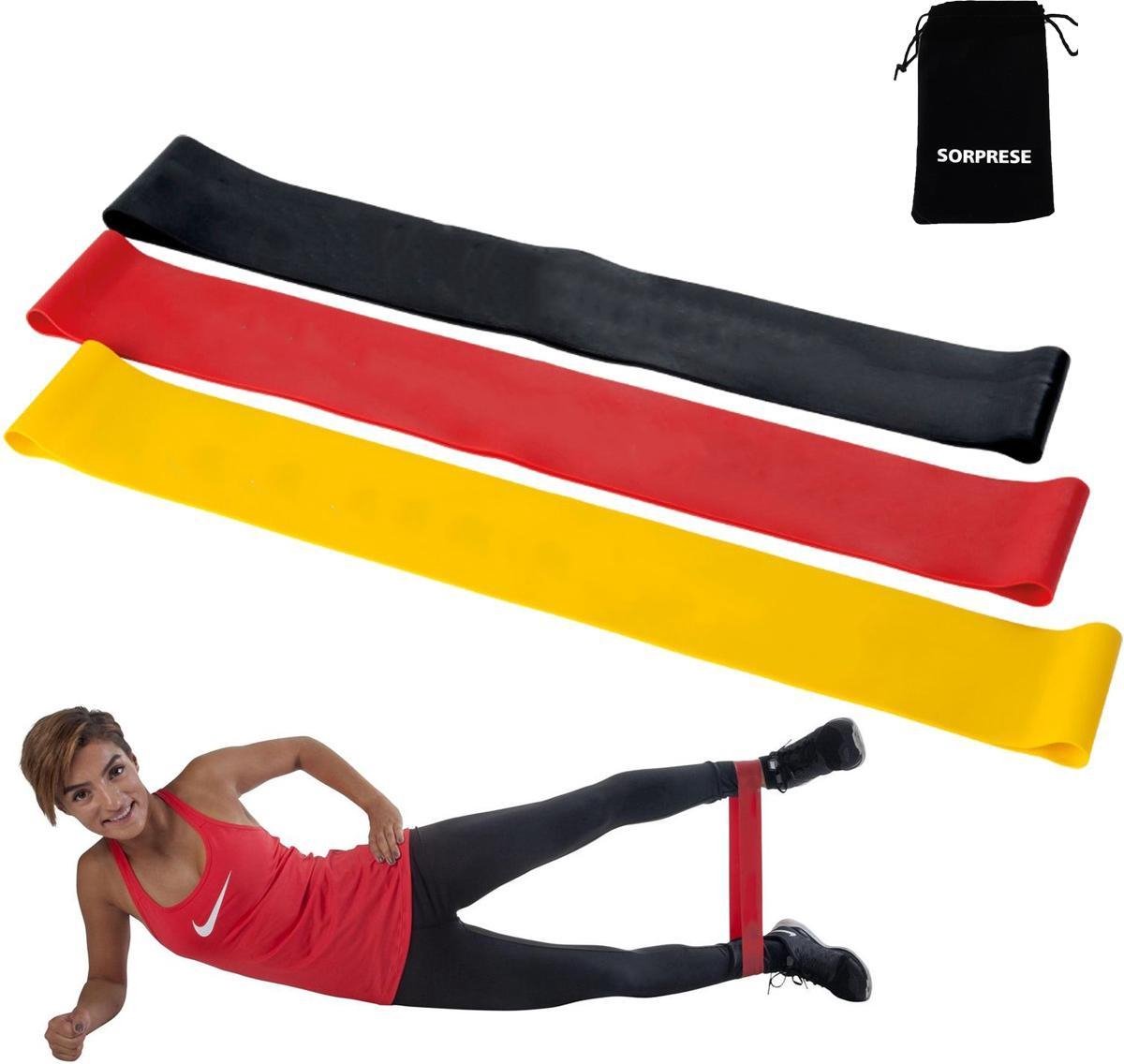 Sorprese - weerstandsbanden - geel-rood-zwart