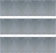 Tafelloper 50x140cm donkergrijs - set 3 stuks