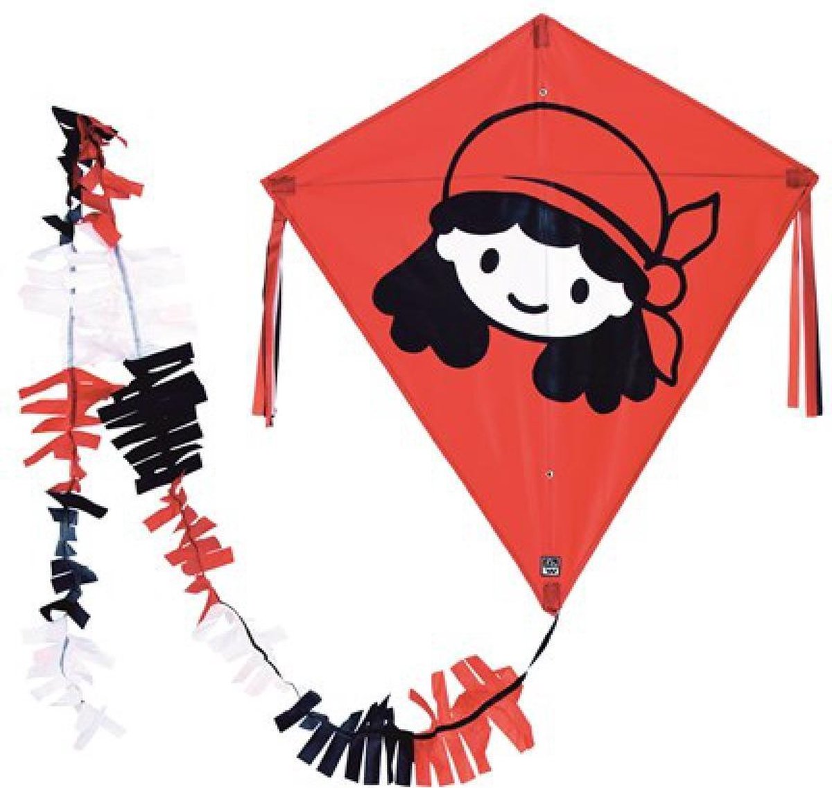 Wolkenstürmer Vlieger Eddy Nicky 75 Cm Polyester Rood 3-delig