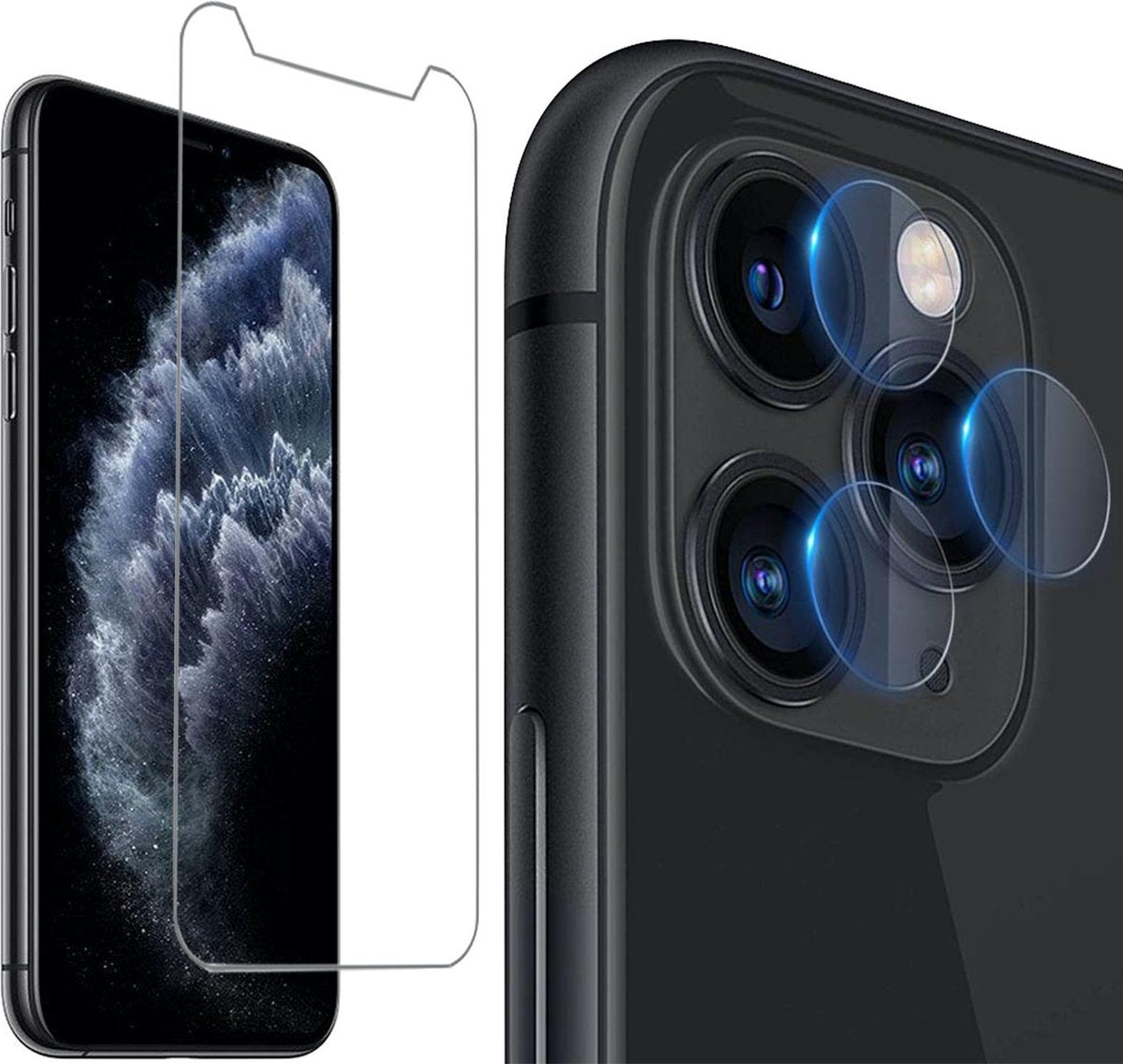 Beschermglas iPhone 11 Pro Max Screen Protector - iPhone 11 Pro Max Screen Protector Glas en iPhone 11 Pro Max Screenprotector Camera