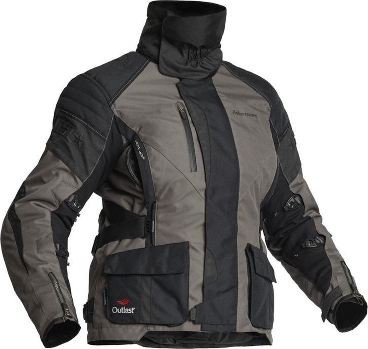 Halvarssons textiel motorjack Wien Lady zwart/lava 38