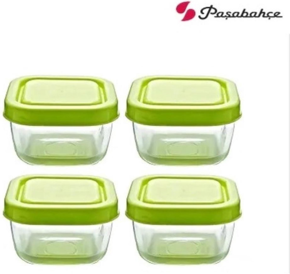 Pasabahce - Kleine Vershoudbakjes - Set van 4