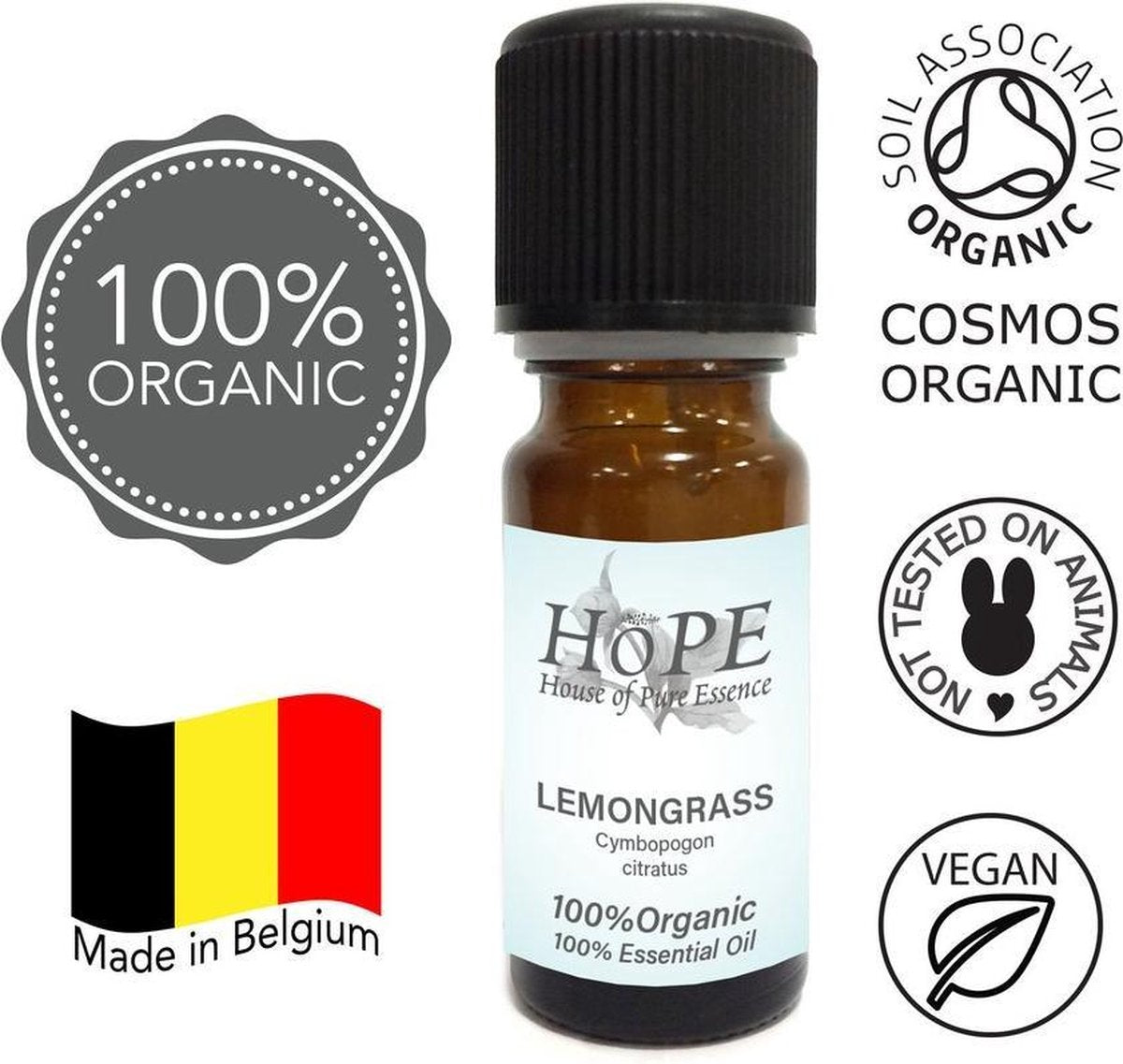 HoPE Citroengras 100% zuiver olie
