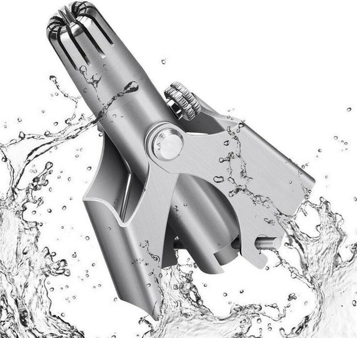 LifeWise Neustrimmer - Neushaartrimmer Voor Mannen En Vrouwen - Compact - Solide RVS - Waterbestendig