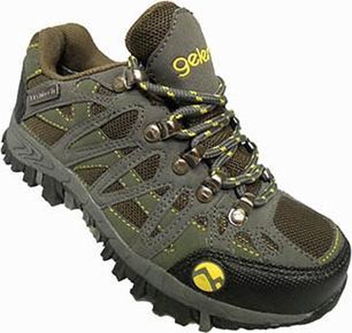 Jongens Wandelschoenen - Gelert Argyll - Grijs/Geel maat 32
