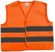 Oranje veiligheidsvest voor kinderen S