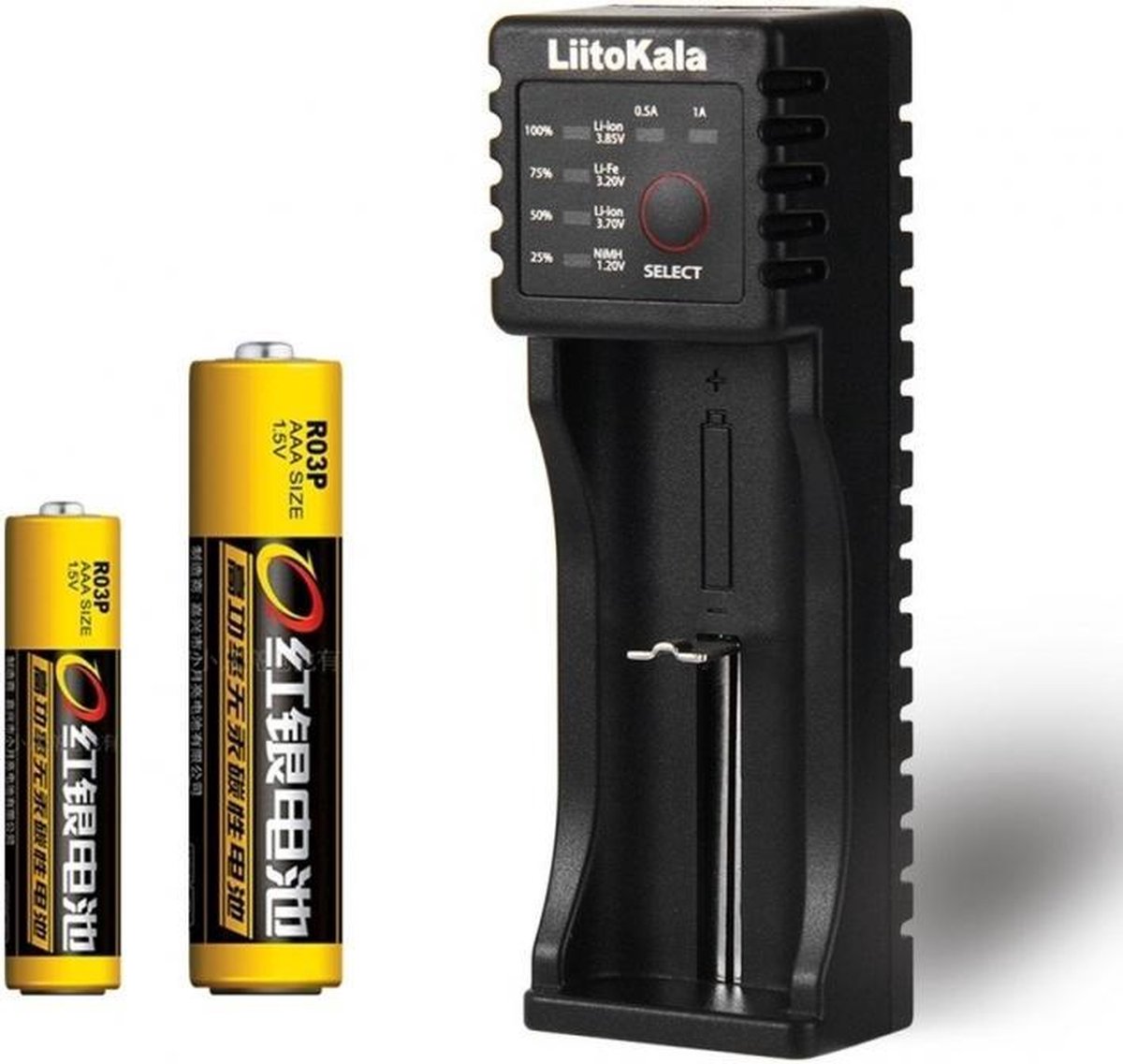 USB Batterij Oplader Single + USB uitgang
