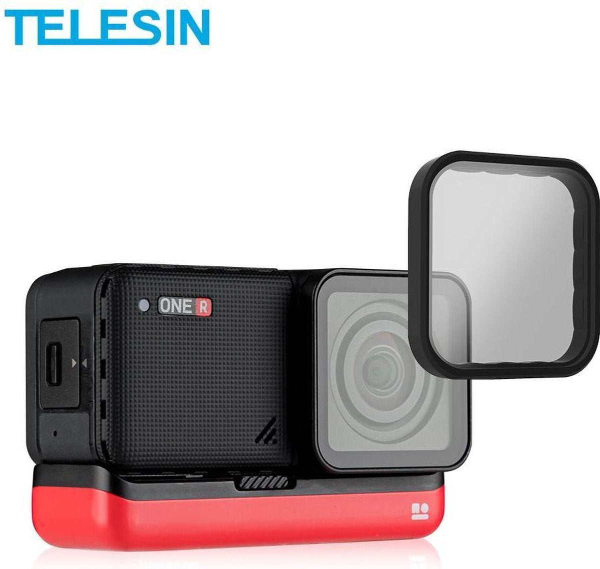 PRO SERIES 3x Lens ( ND8 / 16 / 32 ) Circular Polarizer Filter Lens Protector voor Insta360 One R 4K