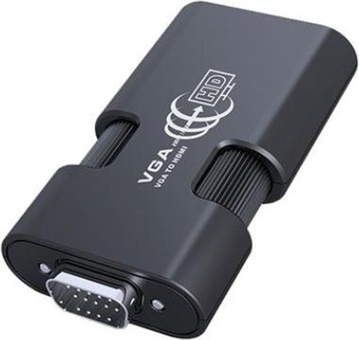 Allteq - VGA naar HDMI omvormer - Zwart