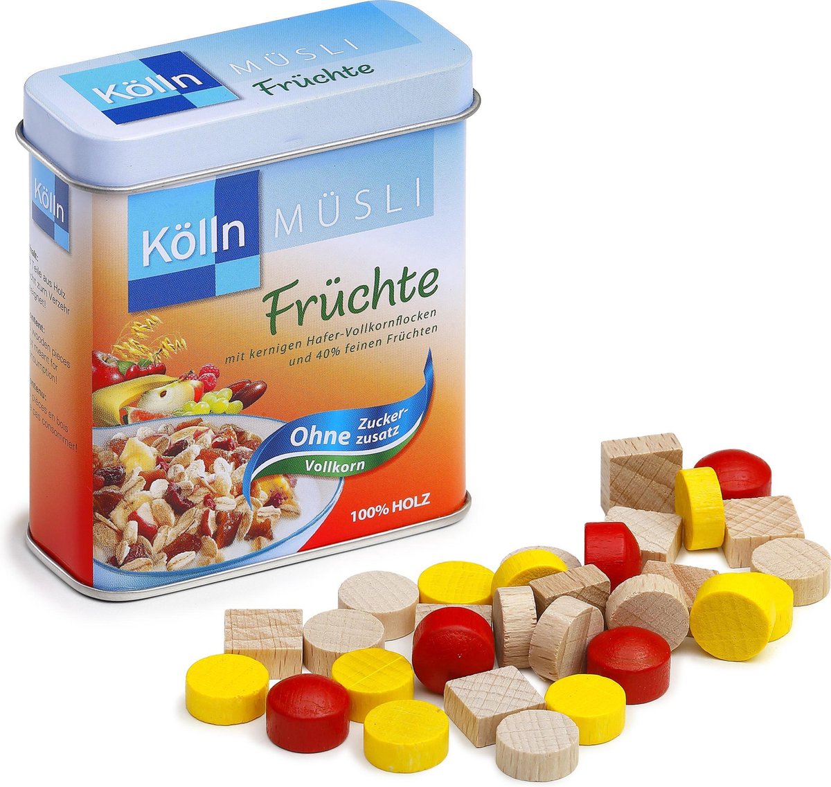 Erzi blikje met muesli