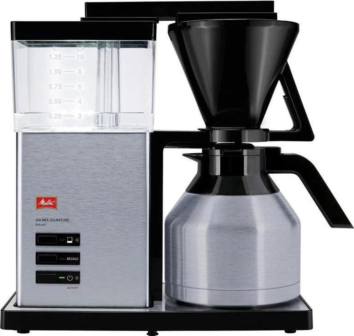 Melitta Aroma Signature Therm Deluxe - Filter-koffiezetapparaat - Zwart